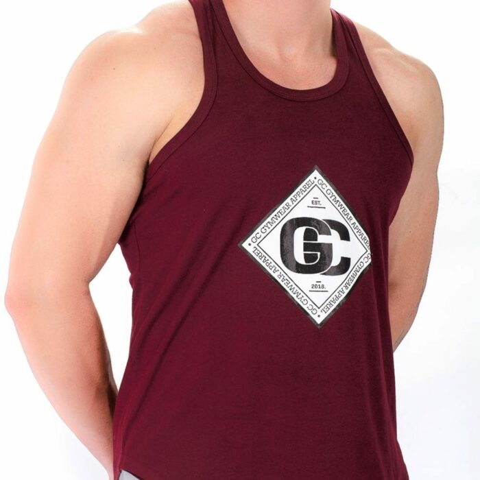 GC Gymwear Cotton Lycra Vest with Complimentary GC Gymwear Bag