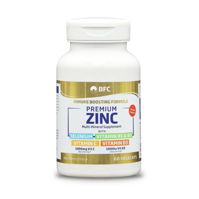 PREMIUM GOLD ZINC VIT C-D3-B1&B3 60 CAPS