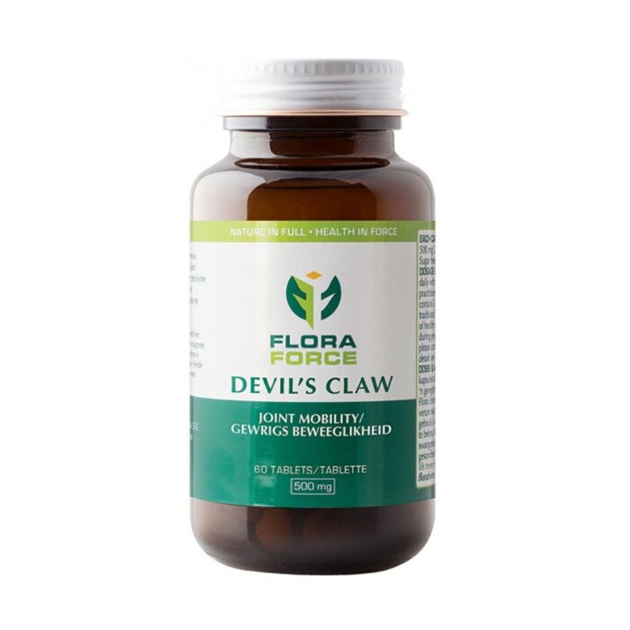 Flora Force Devils Claw 500mg 60 Capsules