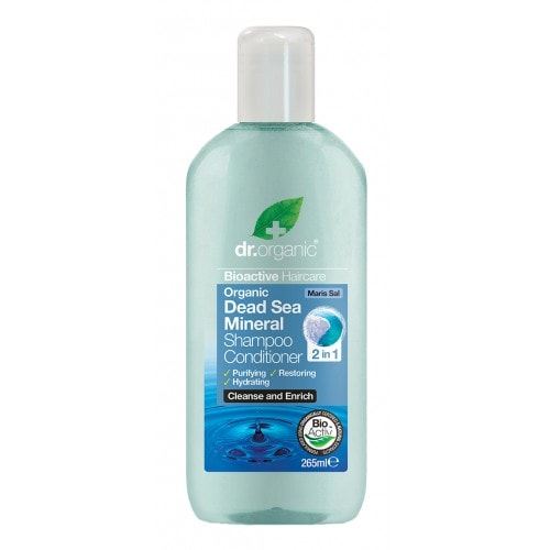Dr Organic Dead Sea Minerals Shampoo & Conditioner 265ml Click For