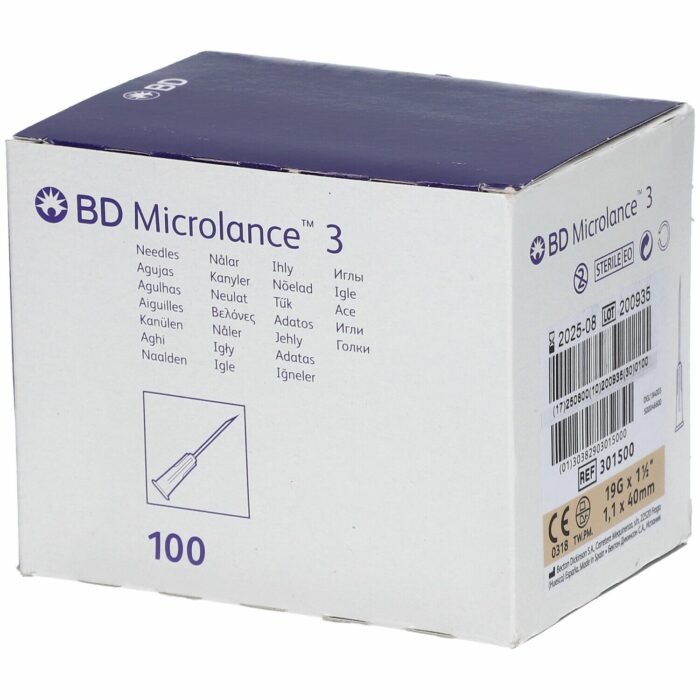 BD Microlance Needles Ivory 19GX40MM x 100