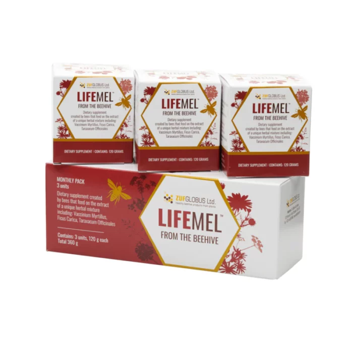 LifeMel Honey 3 Pack 120g x 3