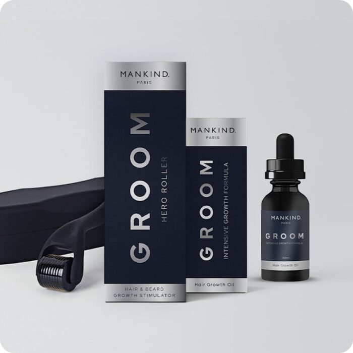 Mankind Hero Roller and Hair Grow Serum Bundle