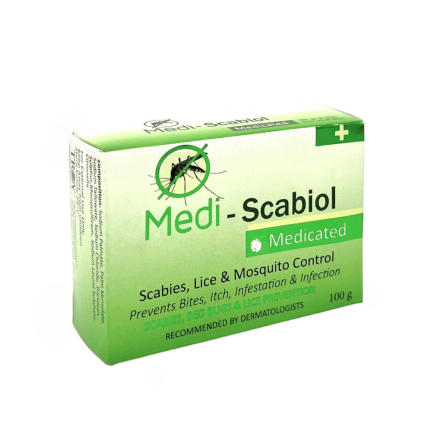 Medi-Scabiol Medicated Cleansing Soap 100g - 6 Pack